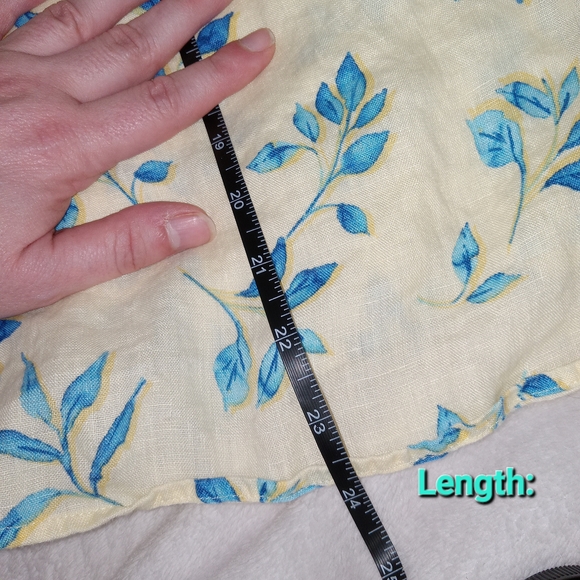 J. Jill Love Linen Pintuck Floral Blouse Womens S Petite Boho Cottagecore Top - Picture 14 of 14